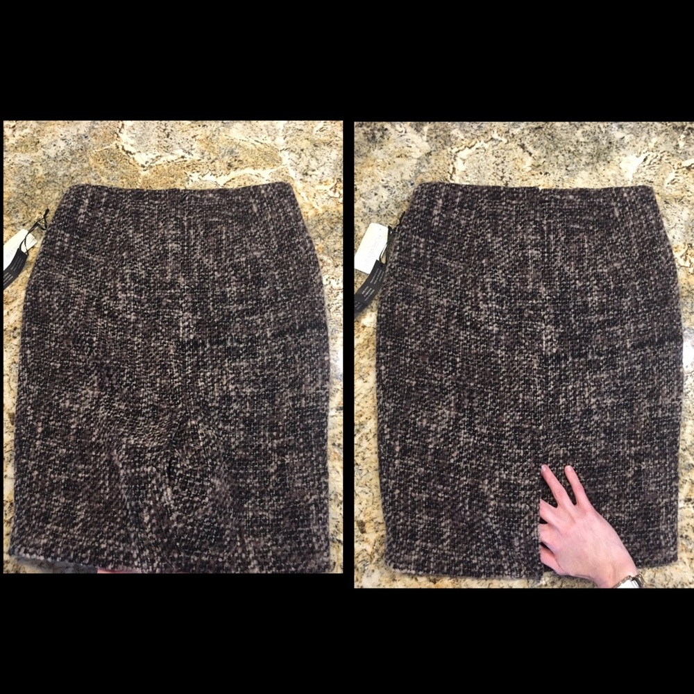 NWT! Forever 21- Wool Blend- Knee Length Skirt- S